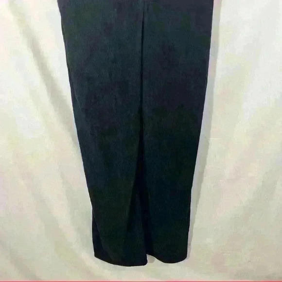 KORI America Coduroy Black Wide Leg Jumpsuit Sz M Cute Retro Preppy School Fall - Picture 7 of 14